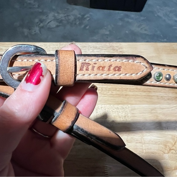 New Riata headstall light green stones - Picture 4 of 5